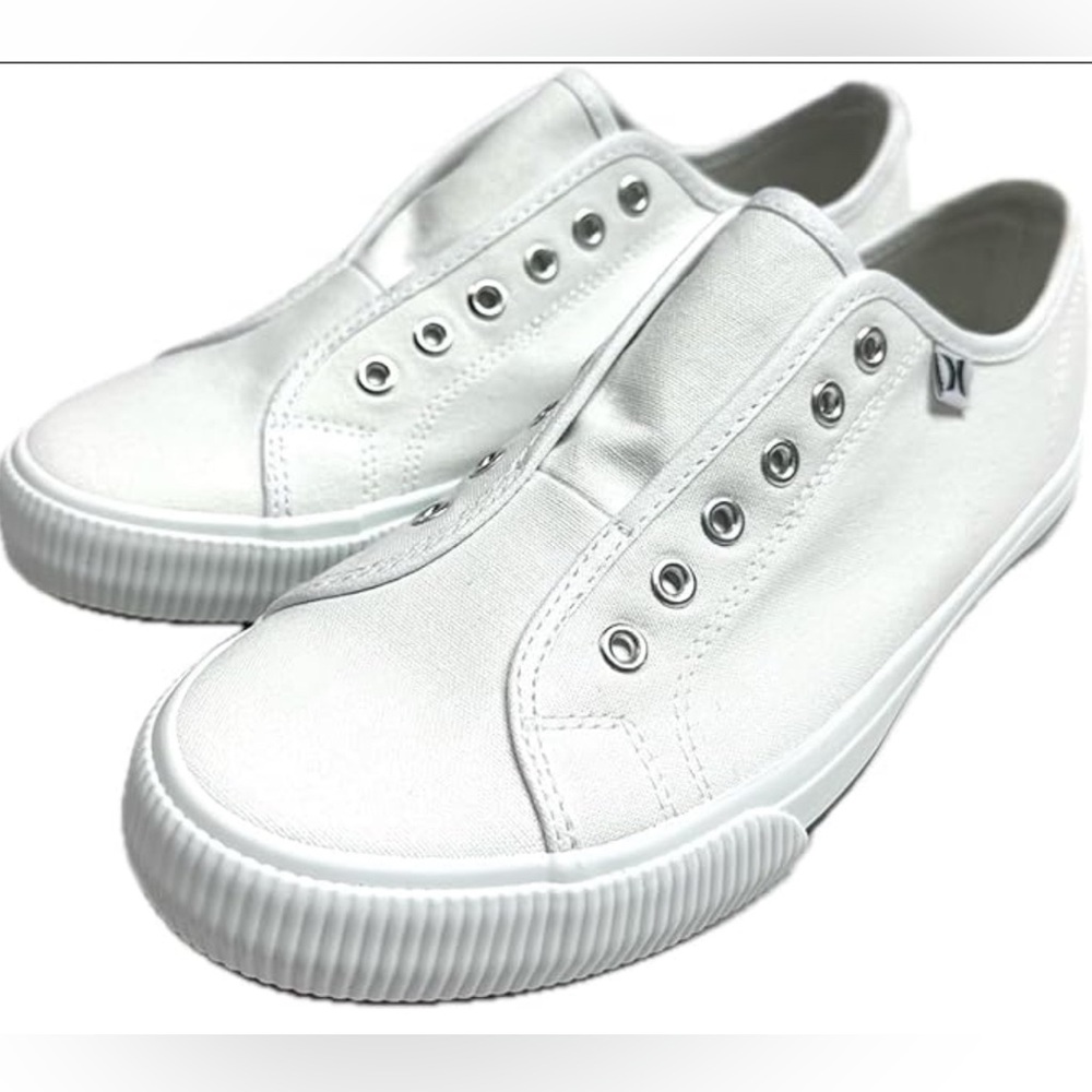 Hurley Ladies Chloe Slip on Canvas Sneaker Shoes